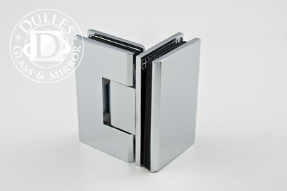 Zeus Glass-to-Glass 90 degree Hinge