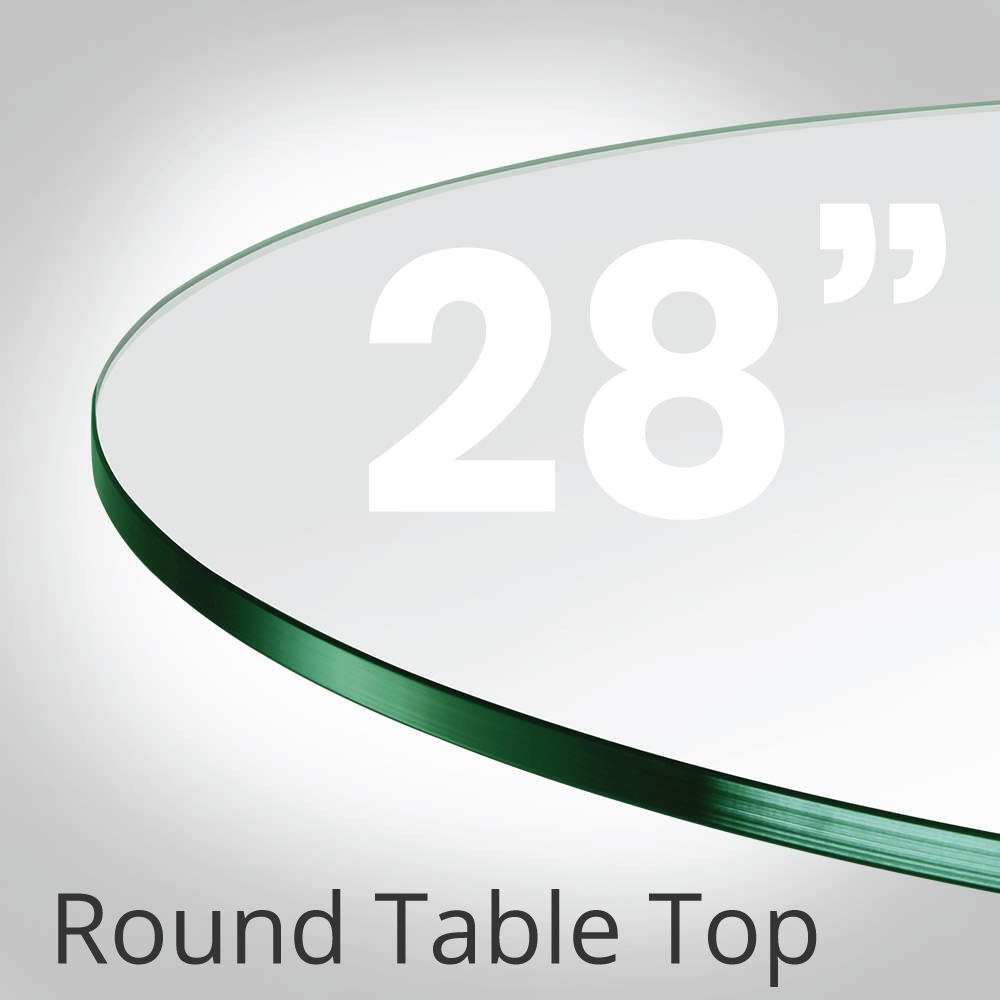 28 Round Glass Table Top Dulles, 28 Round Table Top Glass