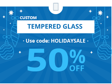 50% off Tempered Glass