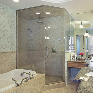 Luxe Neo Angle Shower Doors Dulles Glass And Mirror