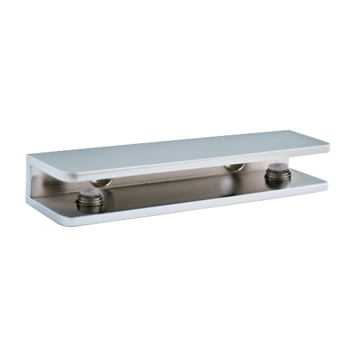 SHELF FIXING MOUNTING BRACKET POLISHED CHROME FOR 6MM GLASS OR PERSPEX SHELVES 