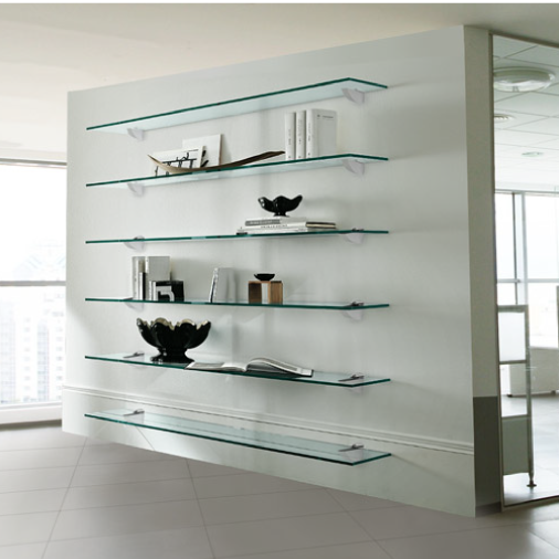 Roya Glass Shelves Dulles And, Wall Mounted Glass Shelves