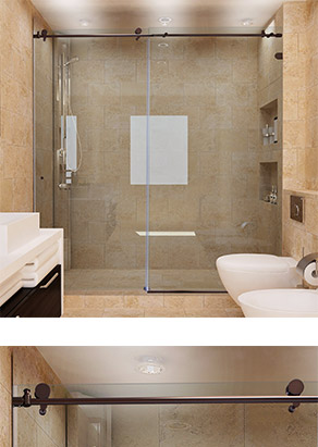 Custom Sliding Glass Shower Doors Dulles Glass And Mirror